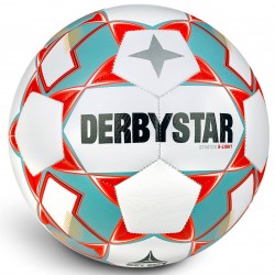 Training Bal Derbystar Stratos Super Light Wit/Oranje/Grijs - Maat 3